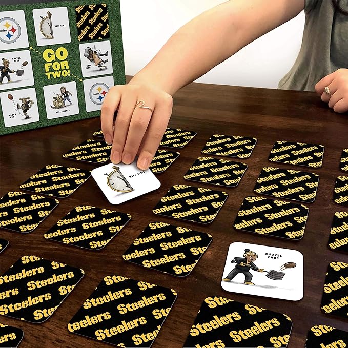 YouTheFan NFL Officially-Licensed Memory Match Game - Humorous, Team-Specific, Original Hand-Drawn Artwork, Fun for the Whole Family, for Fans Young and Old