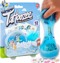 SLIMYGLOOP Tattoozee, Bluey Tattoo Transfer Slime Kit, Sensory Play for Kids Ages 6+, Cotton Candy Scented, Glitter Texture