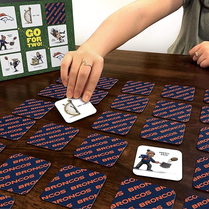 YouTheFan NFL Officially-Licensed Memory Match Game - Humorous, Team-Specific, Original Hand-Drawn Artwork, Fun for The Whole Family, for Fans Young and Old