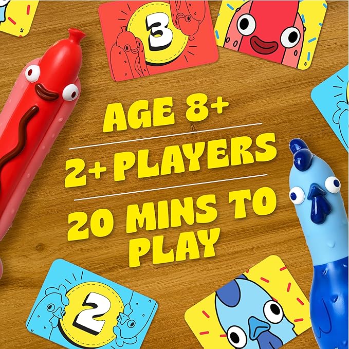 Big Potato Chicken vs Hotdog: Hilarious Party Game | Flippin' Fun for the Kids, Teens and Adults | Like Bottle Flipping But Better | Bonus Content Included