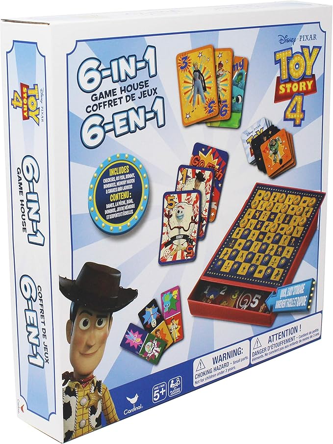 Disney Pixar Toy Story 4 6-in-1 Game House