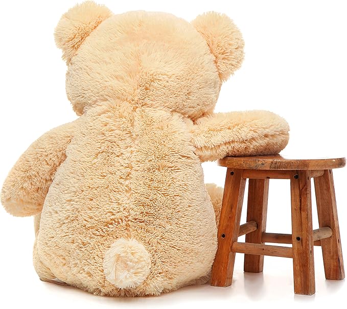 Toys Studio Giant Teddy Bear Stuffed Animal 36 inch Plush Bear Toy for Girlfriend Girls Kids Gifts Chrsitmas Valentine's Day Birthday Baby Shower Decorations