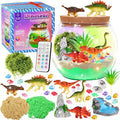 Gifmore Dinosaur Terrarium Kit for Kids with LED Night Light & Remote Control, Dinosaur Toys & Arts and Crafts Kit for Boys Ages 4-12, Creative Birthday Christmas Gifts for Children