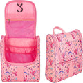 Remobia Hicol Cute Cartoon Hanging Kids Toiletry Bag Children Travel Cosmetic Makeup Organizer Wash Bag Shower bag Over Night Bag Camping Shaving Kit Bag for Boys & Girls(Fairy)