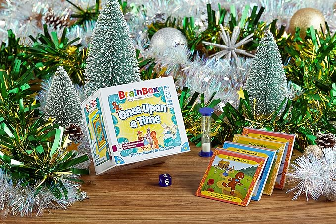 BrainBox BrainBox Once Upon a Time Card Game - Memory & Observation Game, Family-Friendly Fairy Tale Trivia Game for Kids & Adults, Ages 8+, 1+ Players, 10 Minute Playtime, Made by Green Board Games