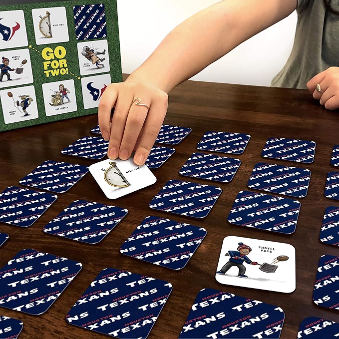 YouTheFan NFL Officially-Licensed Memory Match Game - Humorous, Team-Specific, Original Hand-Drawn Artwork, Fun for The Whole Family, for Fans Young and Old