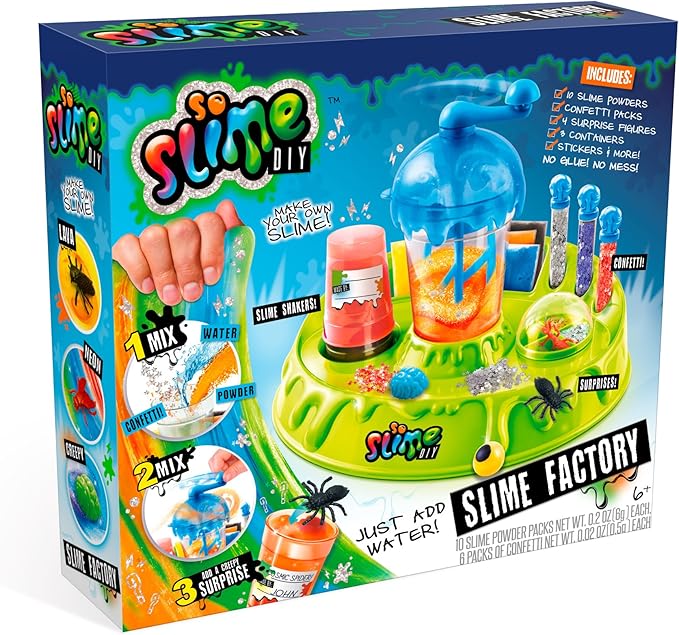 Canal Toys So Slime DIY Bold Slime Factory – Make Your own Creepy, crawly Slime! Just add Water! No Glue Required. 6+
