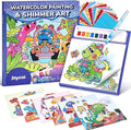 JoyCat Paint with Water Coloring Books, Art & Craft Activity, No Mess Art for Kids Ages 4-8, Craft Kits & Supplies, DIY Creative Activity, Gifts for Girls & Boys (Dinosaurs)