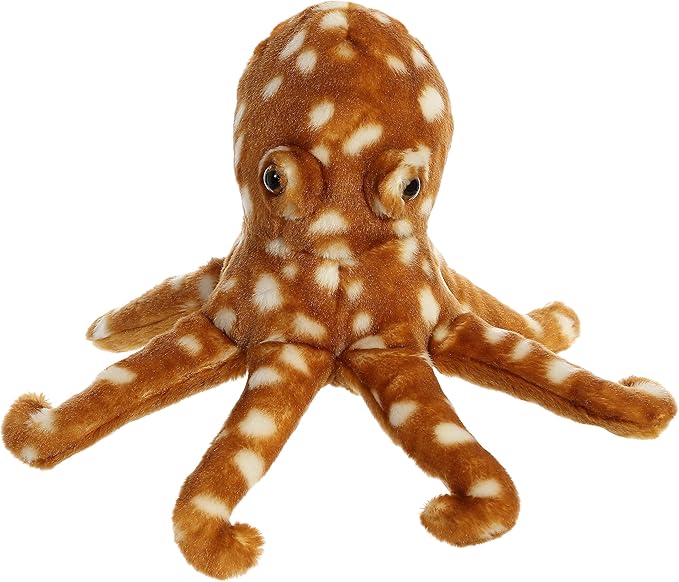 Aurora® Adorable Flopsie™ Octopus Stuffed Animal - Used to Create Imaginative Play Adventures - Perfect for Birthdays, Kids and Adults, All Ages - Orange 12 Inches