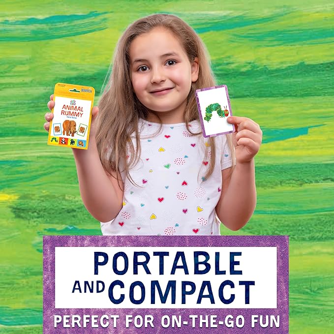 Briarpatch | The Very Hungry Caterpillar Animal Rummy Card Game, Ages 3+