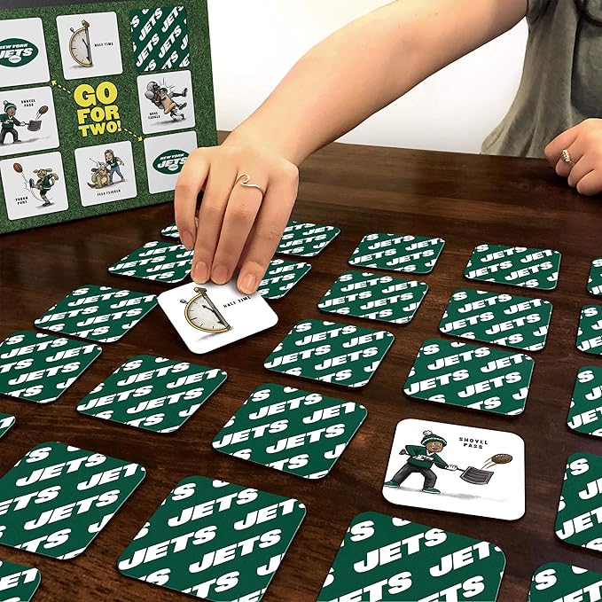 YouTheFan NFL Officially-Licensed Memory Match Game - Humorous, Team-Specific, Original Hand-Drawn Artwork, Fun for the Whole Family, for Fans Young and Old
