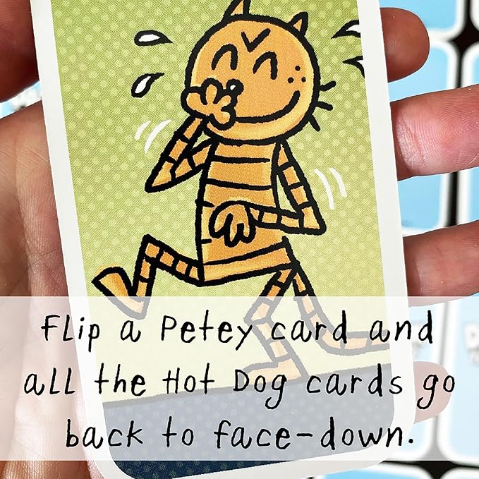 University Games Dog Man Hot Dog Card Game in a Tin , The Fast and Frenzied Collection Game for Kids Featuring Art from the Dog Man Books by Dav Pilkey, for Players Ages 6 and Up