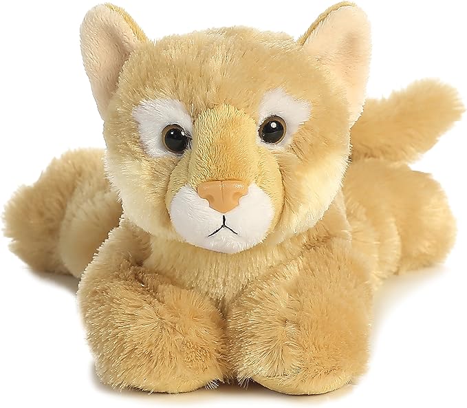 Aurora® Adorable Flopsie™ Cougar Stuffed Animal - Used to Create Imaginative Play Adventures - Perfect for Birthdays, Kids and Adults, All Ages - Brown 12 Inches