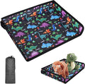 Airplane Kids Travel Tray for Toddler Car Seat - Toddler Tray for Plane or Train - Travel Essential Must-Haves and Flying Supplies - Dinosaur