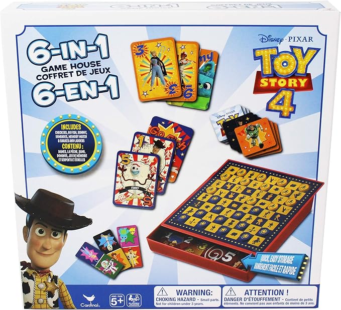 Disney Pixar Toy Story 4 6-in-1 Game House
