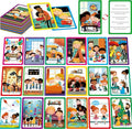 80 Scene Conversation Cards,480+ Questions Of What,Where,Who,Why & How,Materials for Social Skills,Learn Through Friendly Illustrations Of Situations,Develop Emotional Intelligence & Critical Thinking