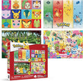 Buffalo Games - Pokémon 4-in-1 Kids Jigsaw Puzzle Multipack - 48, 72 & 100 Piece Puzzles - Colorful Character Art - Preschool Learning Activity -Ages 3-6+ - Birthday for Boys & Girls