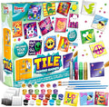JOYIN 24 Magnetic Mini Tiles Art Kit, Creativity DIY Paint, Arts and Crafts for Kids, DIY Supplies for Party Favors, Family Activity, Birthday Present, Toys Gifts for Boys and Girls