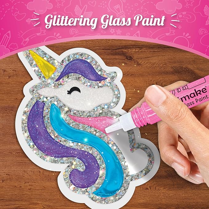 Imagimake DIY Jelly Stickers - Unicorn | 25+ Sticker Templates, Glass Paint | Art Kit for Kids Ages 3-7 | Craft Kits for Toddlers | Kids Activities | Unicorn Gifts for Girls Age 3,4,5,6,7 Years Old