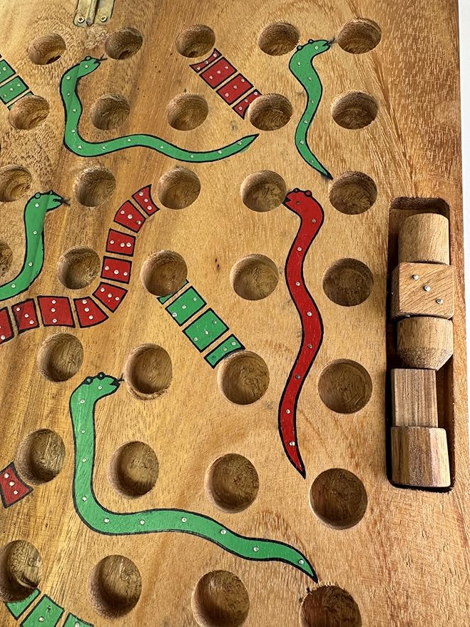 Wooden Snakes and Ladders (Tactile)