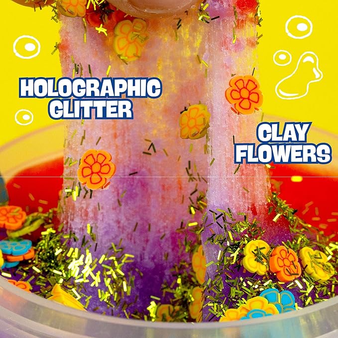 Spongebob Squarepants™ SLIMYGLOOP Mix’EMS – Patrick’s Triple Gooberberry Surprise, Sherbert-Scented Cloud Slime with Mix-Ins