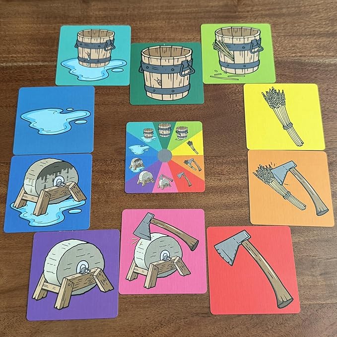 Fix The Bucket! Card Game – Folk Song Inspired Quick Family Game for Kids & Adults, Fun Party or Travel Game Night, Ages 7+, 2–3 Players