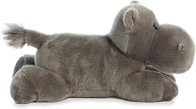 Aurora® Adorable Flopsie™ Howie Hippo™ Stuffed Animal - Used to Create Imaginative Play Adventures - Perfect for Birthdays, Kids and Adults, All Ages - Gray 12 Inches