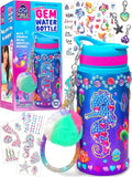 PURPLE LADYBUG Decorate Your Own Water Bottle for Girls - Mermaid Gifts for Girl Age 6-8, Gifts for Girls 5 6 7 8 9 10 Year Old Birthday, Summer Gift for Kids Crafts for Girl Ages 6-8