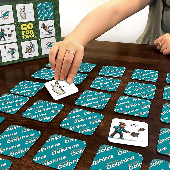 YouTheFan NFL Officially-Licensed Memory Match Game - Humorous, Team-Specific, Original Hand-Drawn Artwork, Fun for the Whole Family, for Fans Young and Old