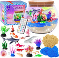 Gifmore Ocean Terrarium Kit for Kids with LED Night Light & Remote Control, Ocean Toys & Arts and Crafts Kit for Girls & Boys Ages 4-12, Creative Birthday Christmas Gifts for Children