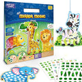 Imagimake Mirror Mosaic Animals Kids Art Set | DIY Craft Kits | Foil Stickers for Girls | Activities for Kids Ages 3-5 | Travel Art Kit for Toddler | Gift Set for Girls| 3,4,5,6,7 Year Old Boy Gifts