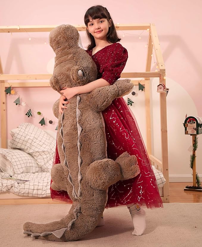 MorisMos Giant Alligator Stuffed Animal, 67inch Soft Large Alligator Plush Toy, Big Stuffed Crocodile Gifts for Kids Boys Girls