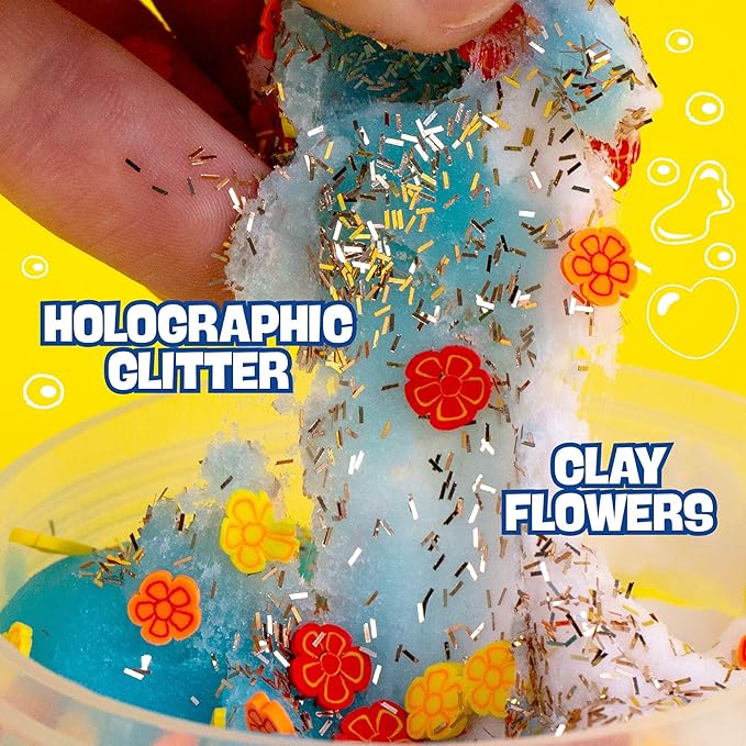 Spongebob Squarepants™ Kelp Shake SLIMYGLOOP Mix’EMS, Lemonade-Scented Cloud Slime with Mix-Ins