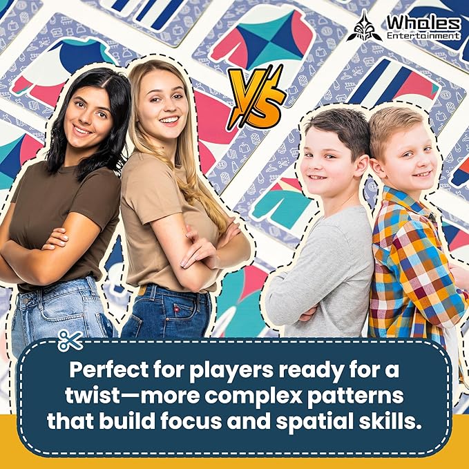 Whales Entertainment| Tailor Master New Challenge Expansion 4+| Preschool Memory & Matching Game for Kids| Educational Board Game| 2 Player Competitive Board Gameplay,Fun Games for Kids & Parents