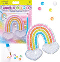 Creativity for Kids Bubble Gem Super Sticker: Rainbow, Diamond Art Kits for Kids, Mini Craft Kit and Spring Crafts for Girls, Window Art Craft Kits for Girls (Ages 6+)