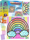 SunGemmers Window Gem Art Suncatcher Kits - Summer Crafts for Kids, Fun 5 Year Old Girl Birthday Gift, Fun Gifts for 8 Year Old Girls, Crafts for Kids Ages 4-10, Diamond Art Kit for Boys & Girls 6-12
