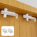 Child Proof Door Top Lock – Top Of Door Locks For Kids Safety with Double - Side Operation | Keep Kids, Pets & Seniors Safe | Child Door Locks Top Of Door for Most Interior & Exterior Doors (2 Pack)