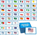 80 PCS Flags of The World Matching Game, A Fun & Fast Countries of The World Picture Memory Match Game, Educational Learning Toys Enhance Memory & Matching Skills for Kids Ages 3 and Up