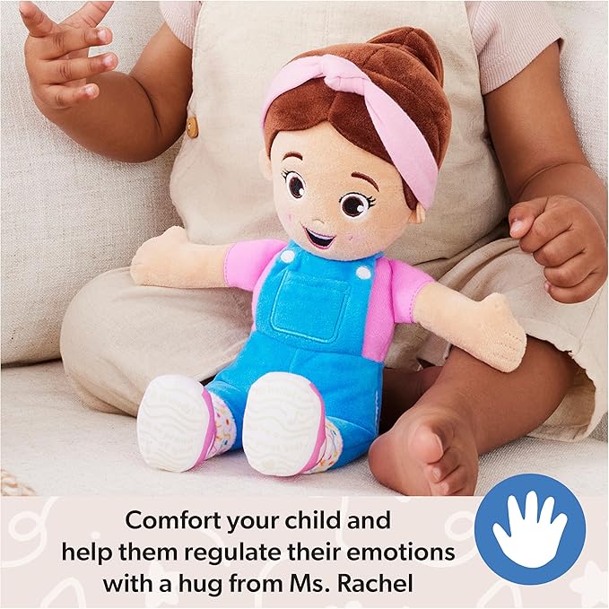 Ms. Rachel Official Cuddle & Comfort Doll, 11” Premium Plush Baby Toy, Toddler Toys for Girls & Boys for Ages 6 Months to 3+