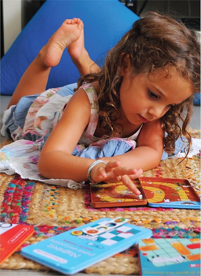 The Purple Cow Magnetic Game Box for Kids & Adults - Magnetic Puzzle Box -Improve Fine Motor Skills & Encourage Spatial Perception - Ideal for Travel
