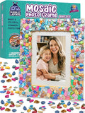 PURPLE LADYBUG DIY Mosaic Photo Frame Crafts for Girls 8-12 6-8 - Great Gift for Teens Tweens, Fun Craft Kit for Kids & Girl Birthday Gifts for 7 8 9 10 11 12 Years Old