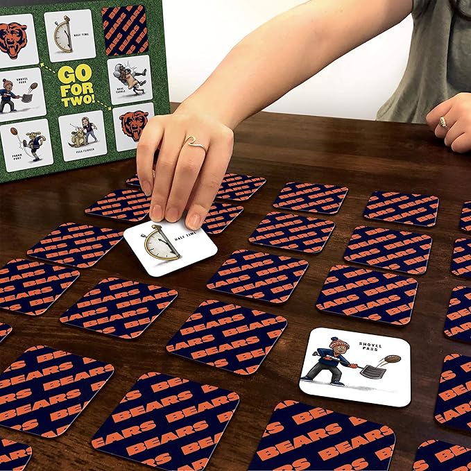 YouTheFan NFL Officially-Licensed Memory Match Game - Humorous, Team-Specific, Original Hand-Drawn Artwork, Fun for The Whole Family, for Fans Young and Old