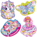 QUOKKA Puzzles for Kids Ages 4-6 – 4x48 Pieces Jigsaw Puzzles for Toddlers 2-4 – Shimmery Princess, Mermaid, Butterfly & Unicorn Shaped Children's Game Ages 3-5 – Educational Toy Gift for Kids 5-8
