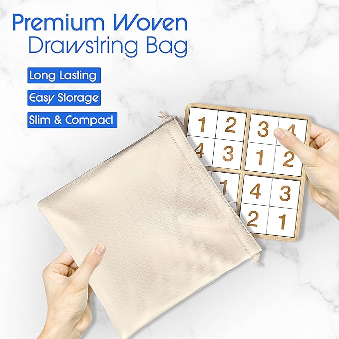 Keeping Busy Wooden Sudoku Game with Templates | Dementia Activities for Seniors | Dementia Products for Elderly | Alzheimers Products for Elderly Gifts Memory Games for Seniors Alzheimers Activities