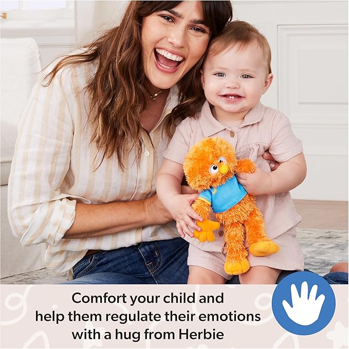 Ms. Rachel Official Herbie Cuddle & Comfort Friend Doll, 11” Premium Plush Baby Toy, Toddler Toys for Girls & Boys for Ages 6 Months to 3+