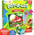 Dot Sticker Art Activity - Dinosaurs Dot Art, No Mess Crafts for Kids, Stocking Stuffers Toddlers, DIY Activity, Educational Gifts for Boys & Girls Ages 3, 4, 5, 6, 7 Year Old, Travel Toys