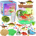 Hannstar Dinosaur Toys-Light Up Terrarium Kit for Kids, Night-Light DIY Dino Toys for Boys Ages 4 5 6 7 8-12, Birthday Easter Gifts for Boys, Arts and Crafts Kit for Kids