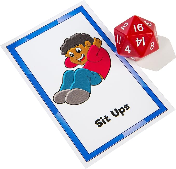 Kenson Kids Pick n Roll Movez, Exercise Game, Perfect for Rainy Days, Home & Classroom, Preschool & Kids of All Ages.