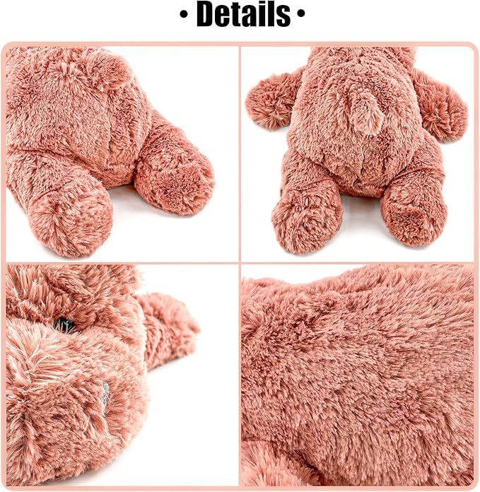YOUBLEK 20" | 4 Pounds Weighted Stuffed Animals,Sensory Comfort Plush Throw Pillow Toy, Soft for Home & School, Kawaii Plushies Hugging Toy Gifts for Kids & Adults