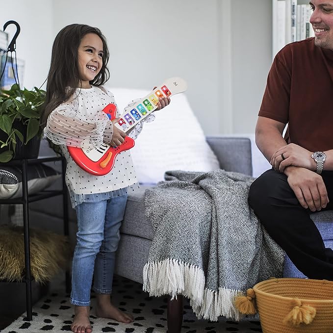 Baby Einstein Together in Tune Guitar Safe Wireless Wooden Musical Toddler Toy, Magic Touch Collection, Age 6 Months+